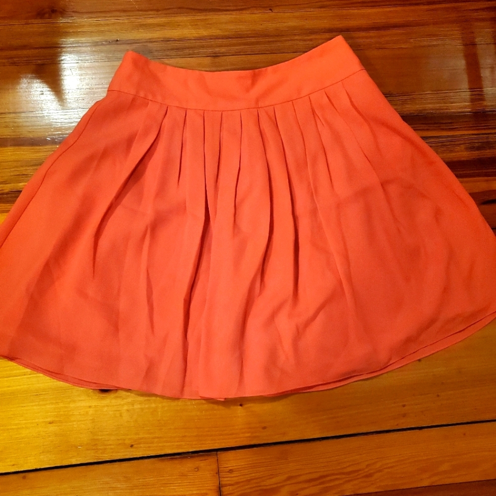Tahari skirt, coral color, new
